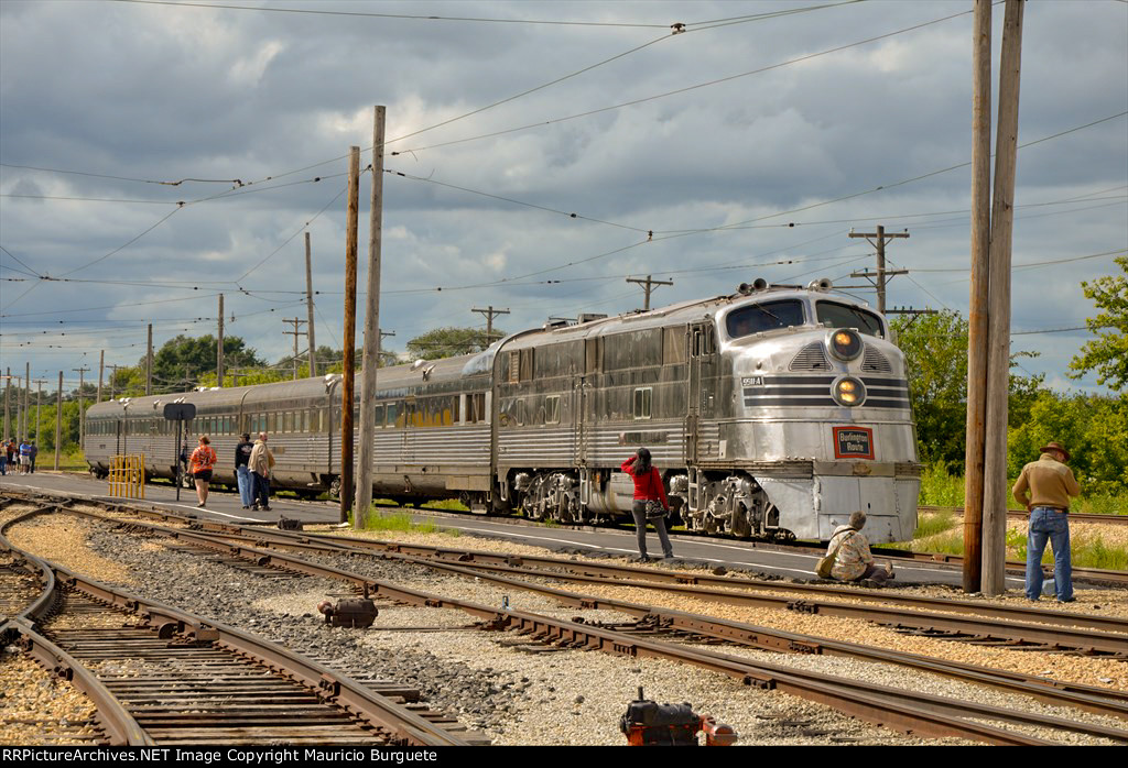 CBQ E5A Locomotive Nebraska Zephyr